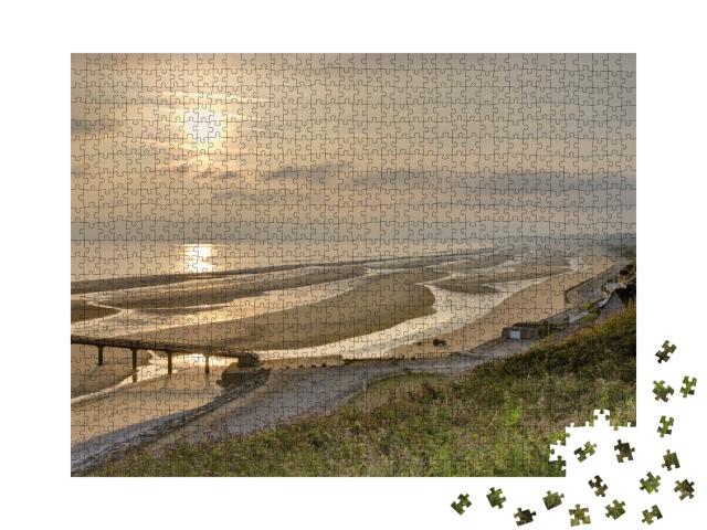 Puzzle de 1000 pièces « Omaha Beach au lever du soleil »