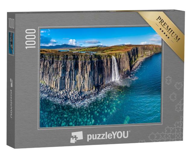 Puzzle de 1000 pièces « Cascade de Kilt Rock, île de Skye, Écosse »