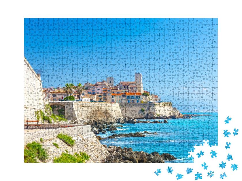 Puzzle de 1000 pièces « Centre historique d'Antibes, Côte d'Azur, Provence, France. »