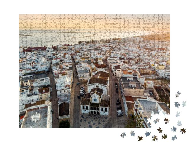 Puzzle de 1000 pièces « Vue aérienne d'Olhao, Algarve, Portugal »