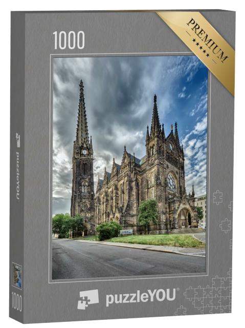 Puzzle de 1000 pièces « Église Saint-Pierre de Leipzig en Allemagne »