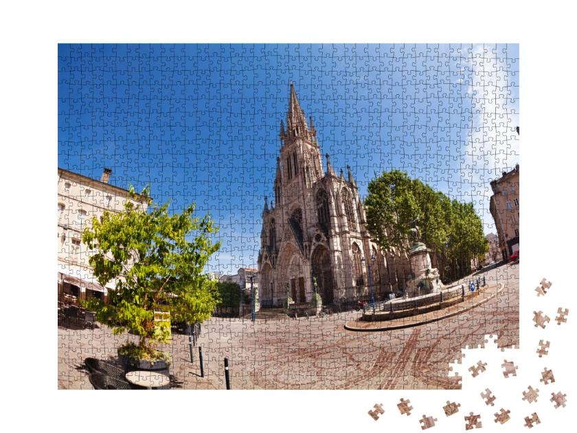 Puzzle de 1000 pièces « Cathédrale Basilique Saint-Epvre à Nancy, France, UE »