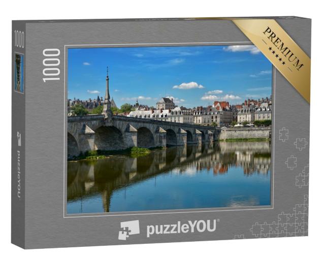 Puzzle de 1000 pièces « Pont Jacques-Gabriel sur la Loire à Blois, département du Loir-et-Cher en Centre-Val de Loire »