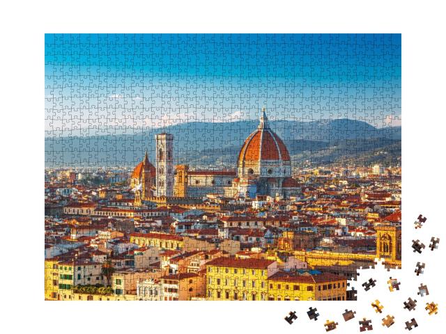 Puzzle de 1000 pièces « Cathédrale de Florence au lever du soleil »