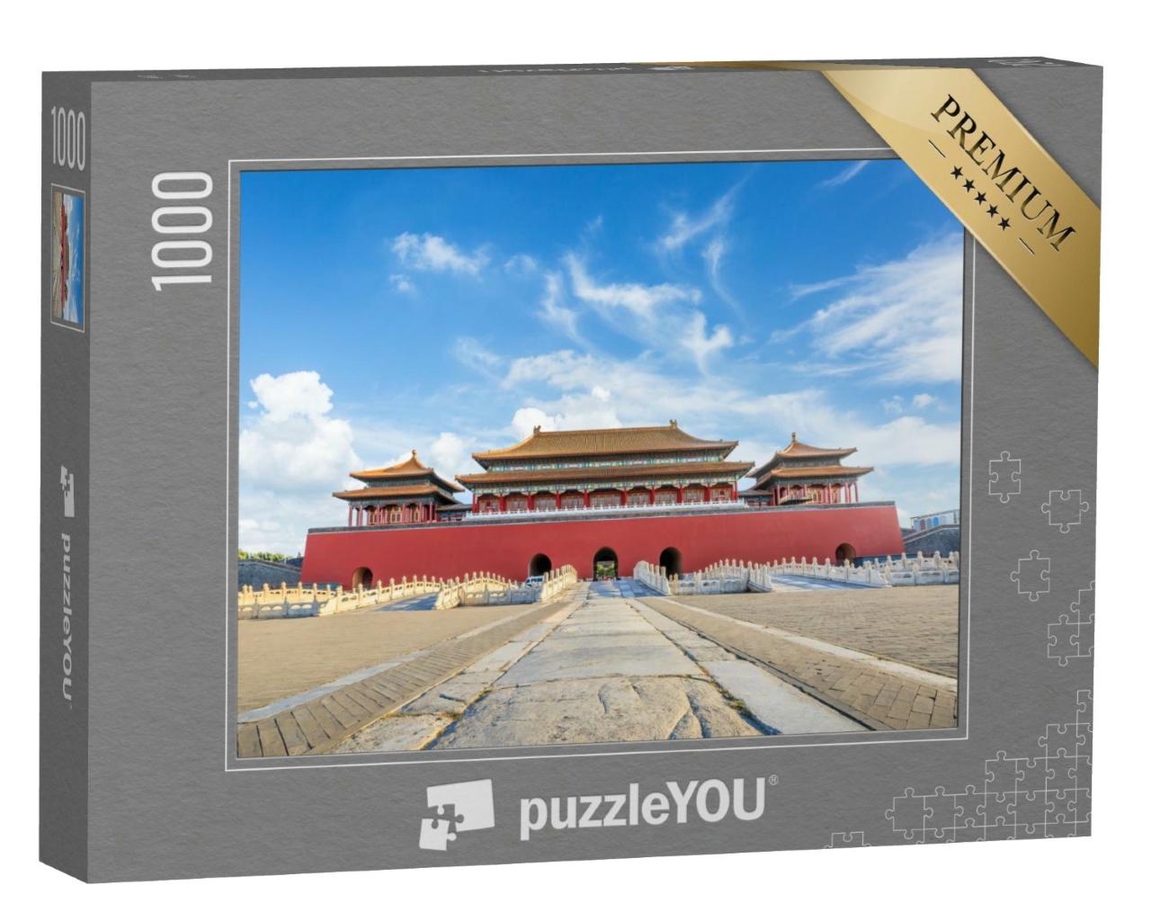 Puzzle de 1000 pièces « Les anciens palais royaux de la Cité interdite, Pékin, Chine »