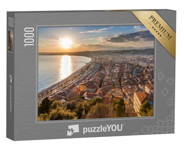 Puzzle de 1000 pièces « Vue sur la ville de Nice - Cote d'Azur - France »