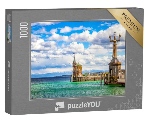 Puzzle de 1000 pièces « La ville de Constance au bord du lac de Constance »