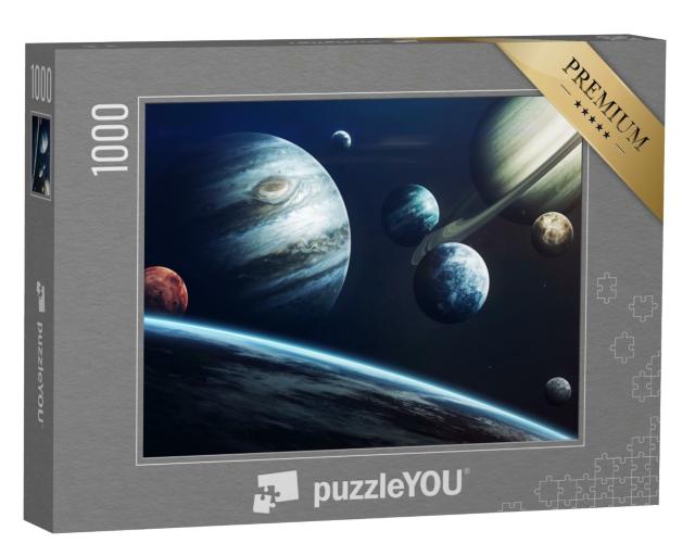 Puzzle de 1000 pièces « Planètes du système solaire, NASA »