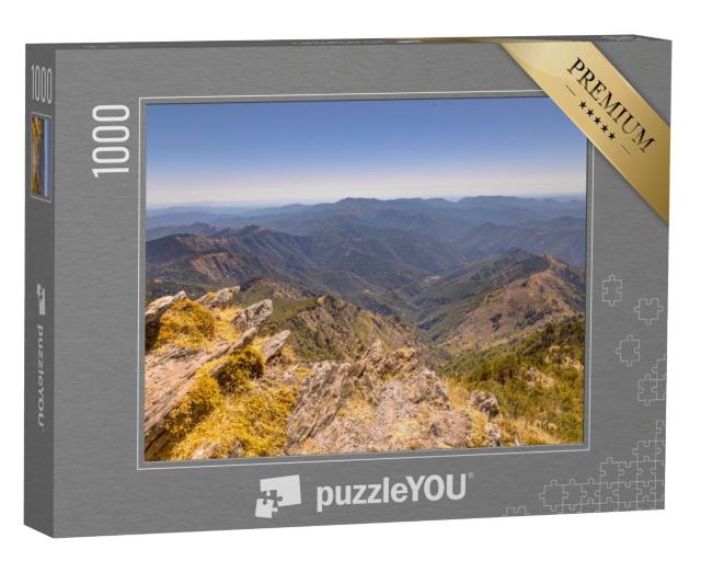 Puzzle de 1000 pièces « Paysage de haute montagne sur le Mont Aigoual, Occitanie, France »