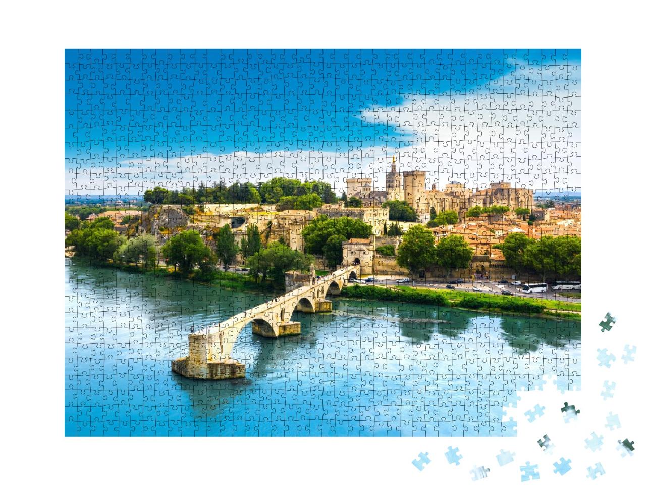 Puzzle de 1000 pièces « Pont Saint Bénézet, Avignon, France »