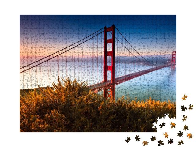 Puzzle de 1000 pièces « Le Golden Gate Bridge à San Francisco, Californie »