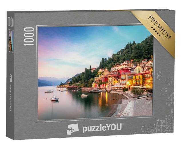 Puzzle de 1000 pièces « Charmante Varenna sur le lac de Côme, Italie »