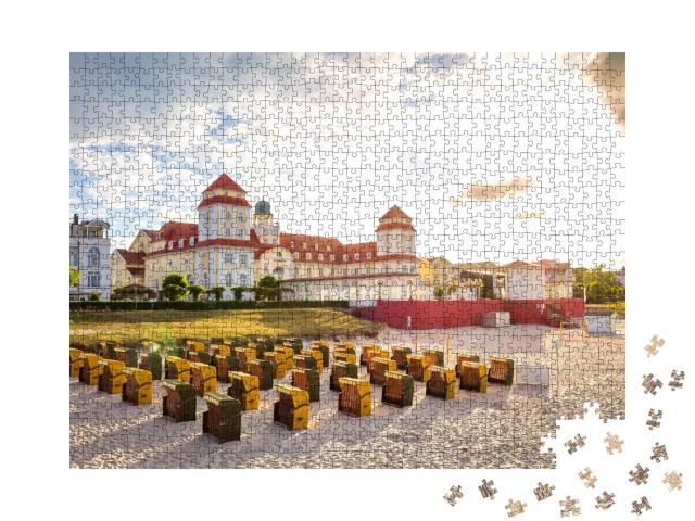 Puzzle de 1000 pièces « Bâtiment historique à Binz, île de Rügen, Allemagne »