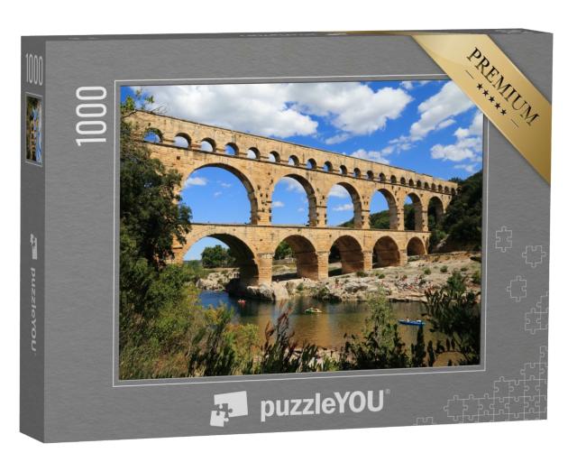 Puzzle de 1000 pièces « Le Pont du Gard en France »