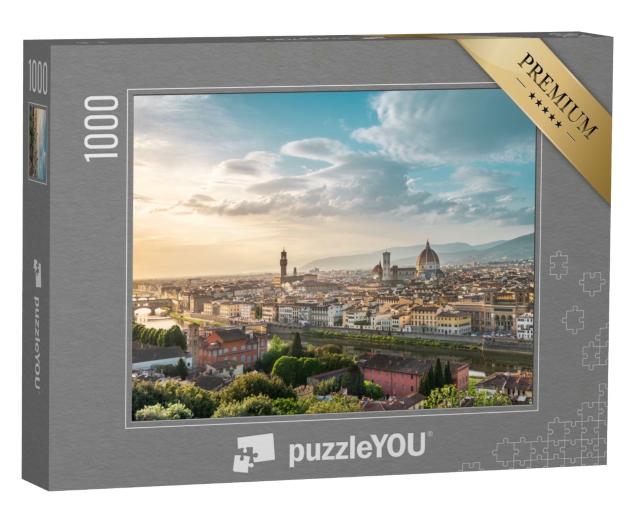 Puzzle de 1000 pièces « Panorama à couper le souffle de Florence, Italie »