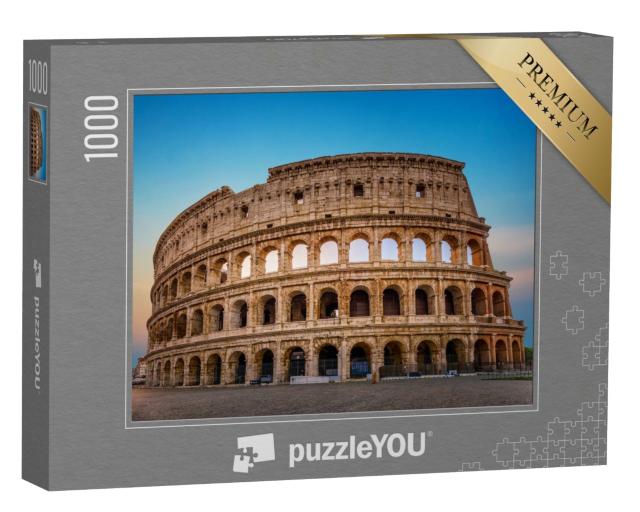 Puzzle de 1000 pièces « Colisée à Rome, le bâtiment de l'Antiquité, Italie »