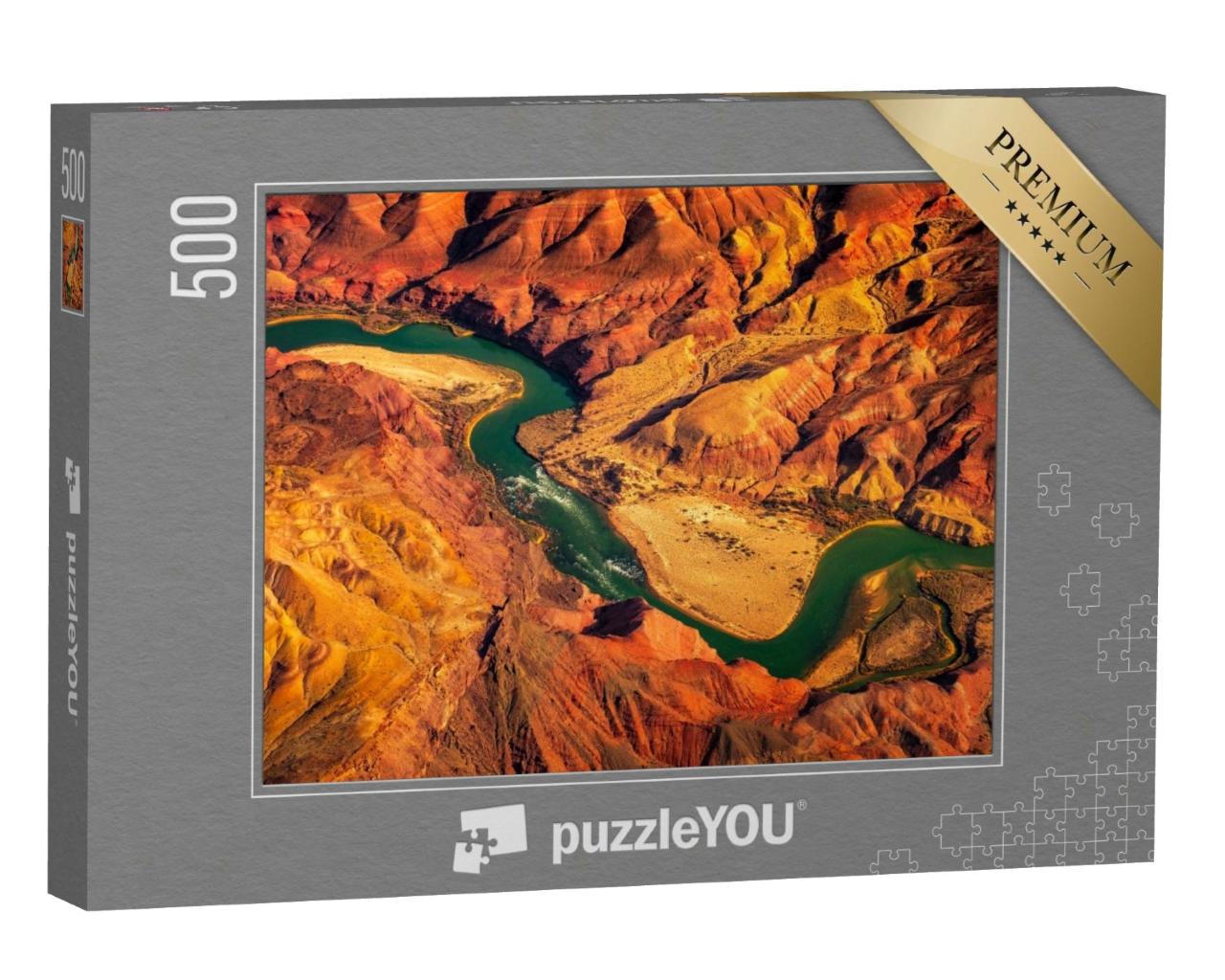 Puzzle de 500 pièces « Fleuve Colorado dans le Grand Canyon, Arizona, États-Unis »