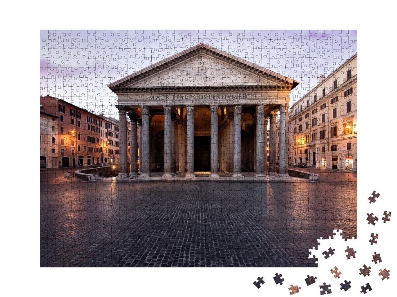 Puzzle de 1000 pièces « Le Panthéon, symbole antique de Rome »
