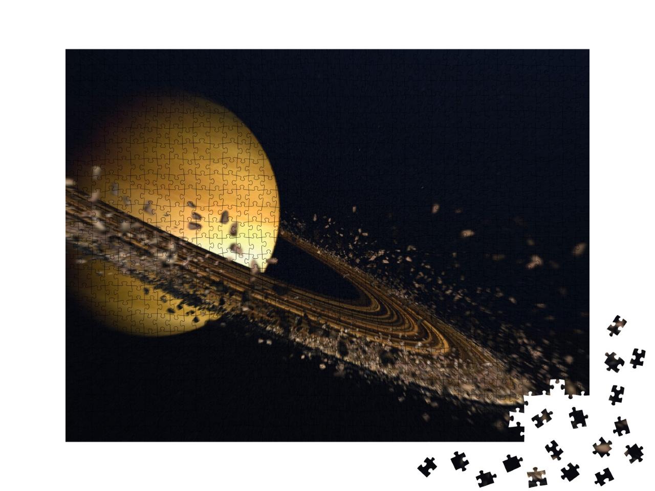 Puzzle de 1000 pièces « Exploitation des anneaux de Saturne »