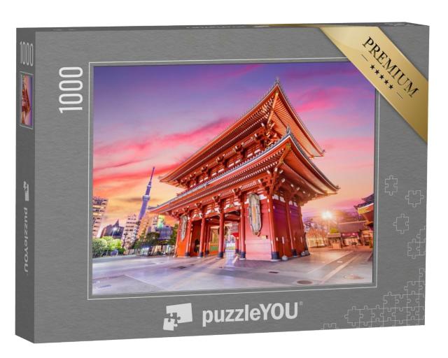 Puzzle de 1000 pièces « Tempeltor à Tokyo, Japon »