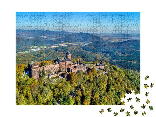 Puzzle de 1000 pièces « Château du Haut-Koenigsbourg dans les Vosges »