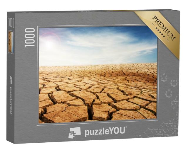 Puzzle de 1000 pièces « Sol désertique sec et fissuré »