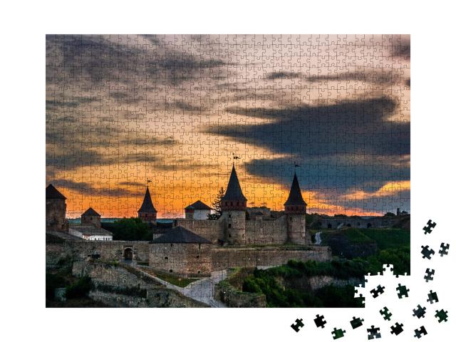Puzzle de 1000 pièces « Forteresse Kamyanets-Podilskiy, Ukraine »
