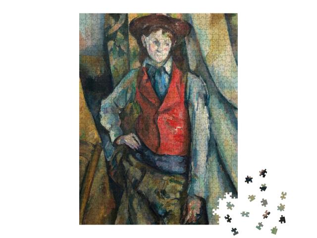 Puzzle de 1000 pièces « Paul Cézanne - Garçon en gilet rouge »
