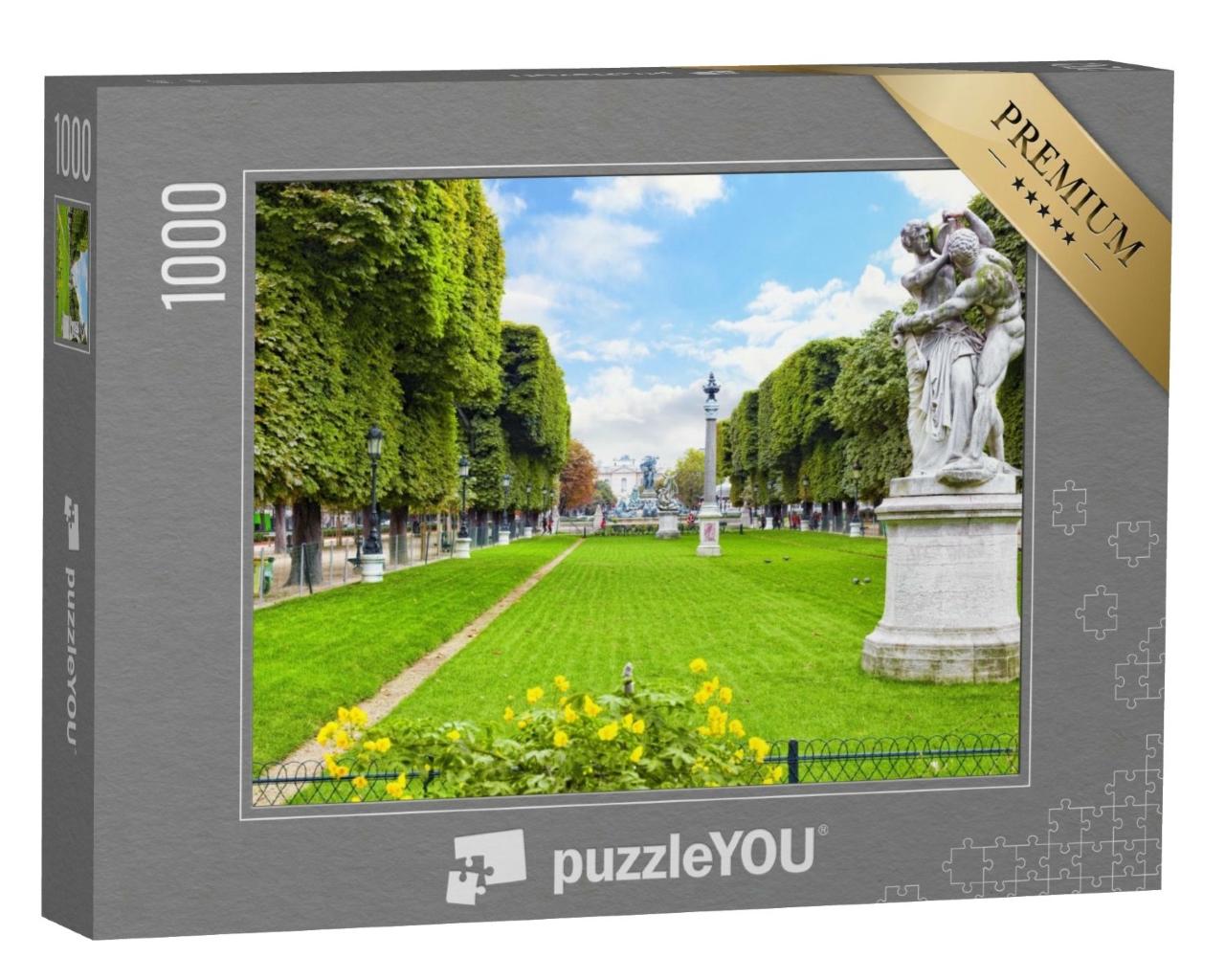 Puzzle de 1000 pièces « Jardin du Luxembourg à Paris, France »