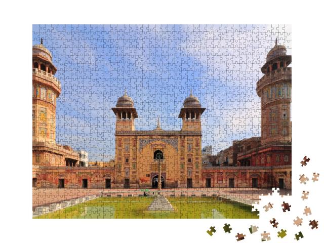 Puzzle de 1000 pièces « Pakistan : Wazir Khan, une mosquée »