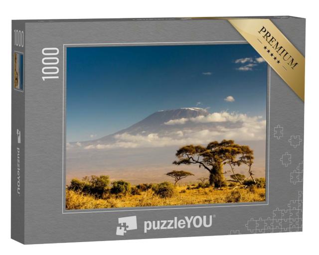 Puzzle de 1000 pièces « Vue sur le Kilimandjaro, Tanzanie »