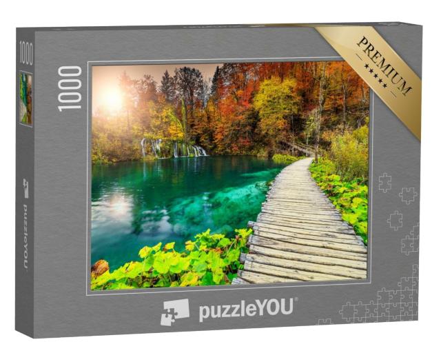 Puzzle de 1000 pièces « Parc national de Plitvice, Croatie »