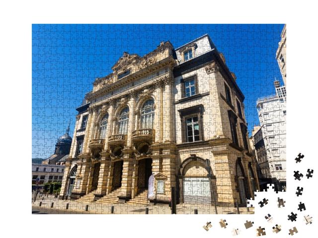 Puzzle de 1000 pièces « Opéra de Clermont-Ferrand. Région Auvergne-Rhône-Alpes, département du Puy-de-Dôme en France. »