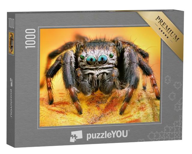 Puzzle de 1000 pièces « Macrophotographie : Araignée sauteuse polonaise »