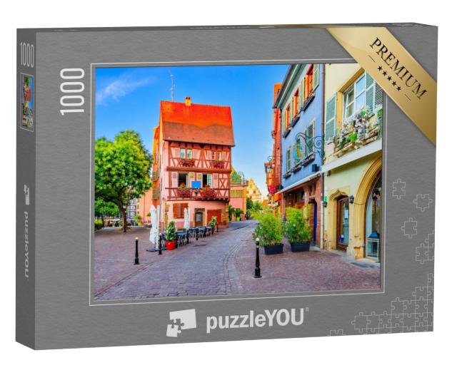 Puzzle de 1000 pièces « Colmar, France. Maisons traditionnelles à colombages en Alsace. »