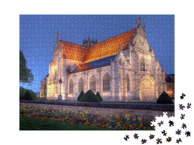 Puzzle de 1000 pièces « Monastère royal de Brou, Bourg-en-Bresse, France »
