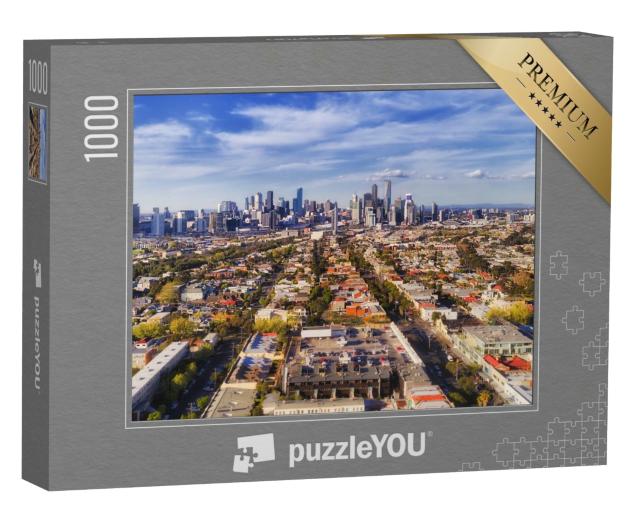 Puzzle de 1000 pièces « Vue panoramique de Melbourne, Australie »