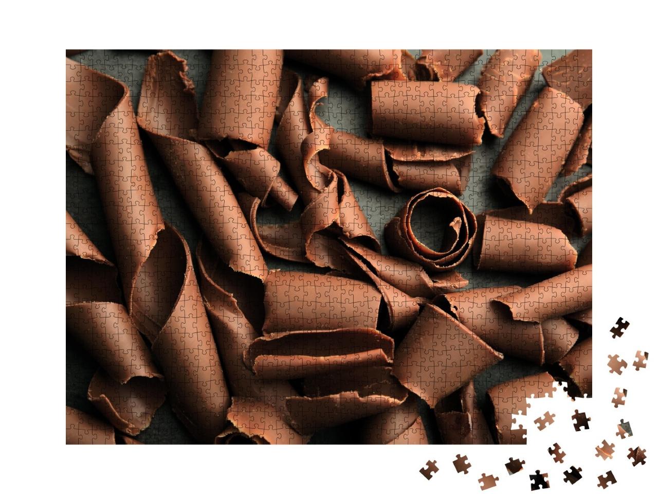 Puzzle de 1000 pièces « Tendres boucles de chocolat »