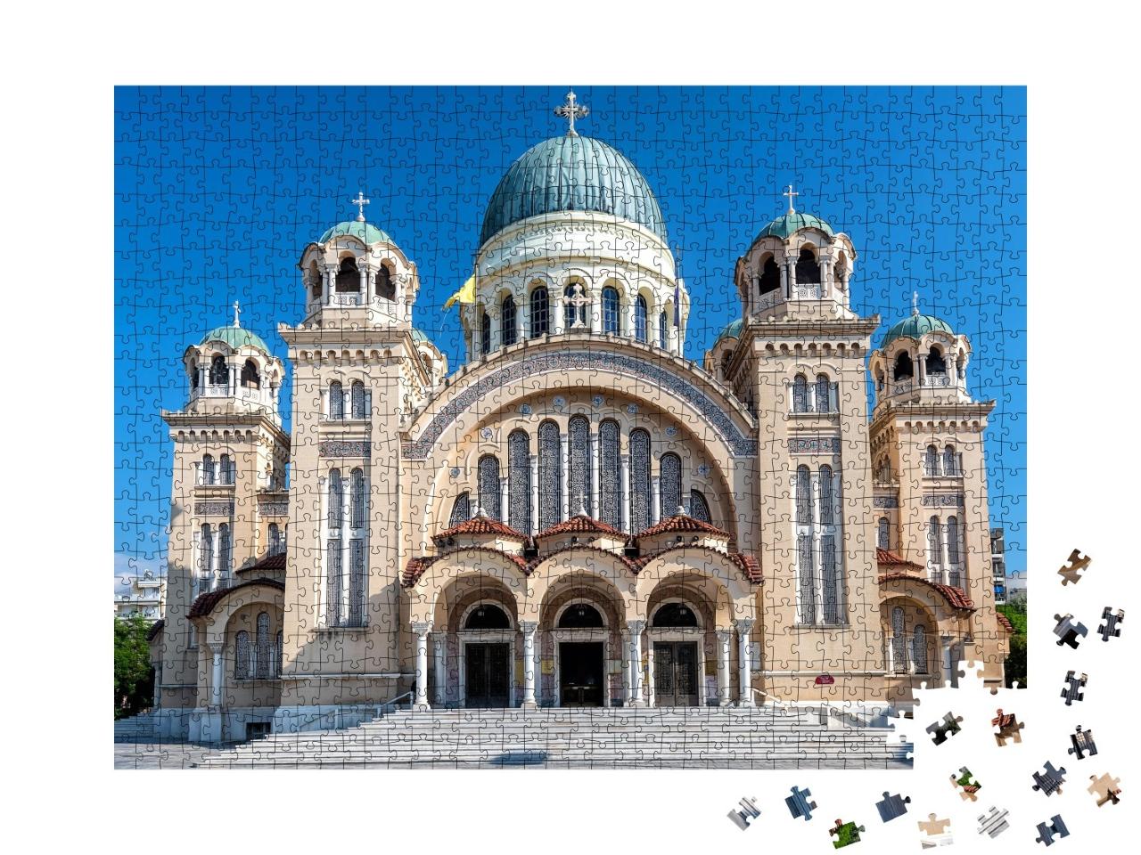 Puzzle de 1000 pièces « Église de Saint-André, Péloponnèse, Grèce »