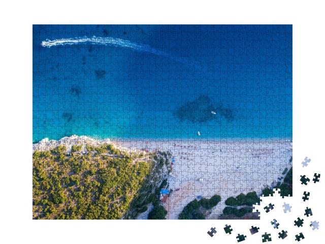 Puzzle de 1000 pièces « Belle plage de Gjipe, sud de l'Albanie »
