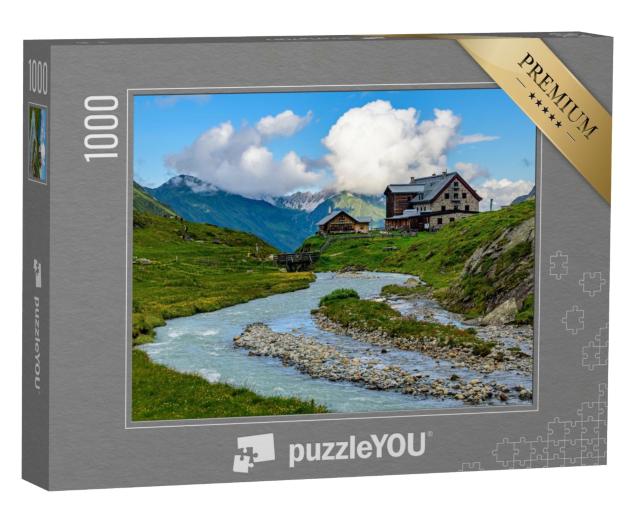 Puzzle de 1000 pièces « Refuge Franz-Senn dans les Alpes de Stubai »