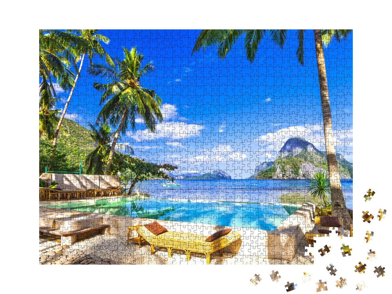 Puzzle de 1000 pièces « Centre de vacances aux Philippines »