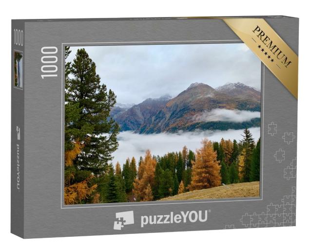 Puzzle de 1000 pièces « Belles couleurs d'automne à Sölden, Tyrol »
