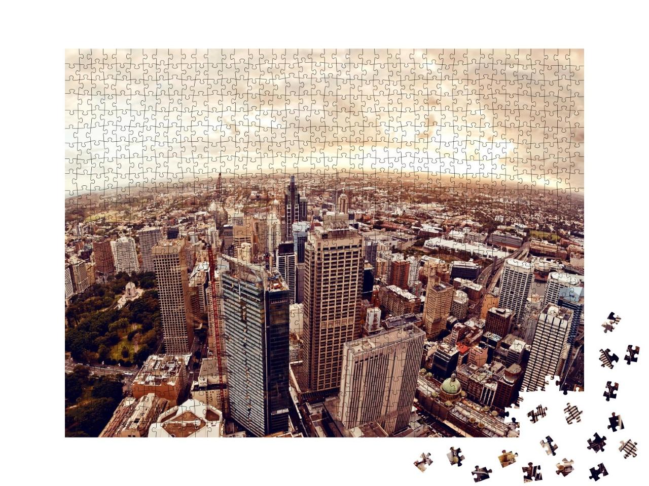 Puzzle de 1000 pièces « Sydney au coucher du soleil, Australie »