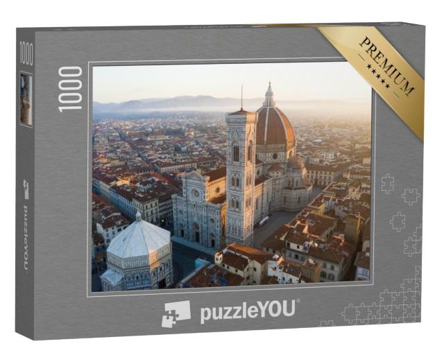 Puzzle de 1000 pièces « La cathédrale de Florence au cœur de la vieille ville »