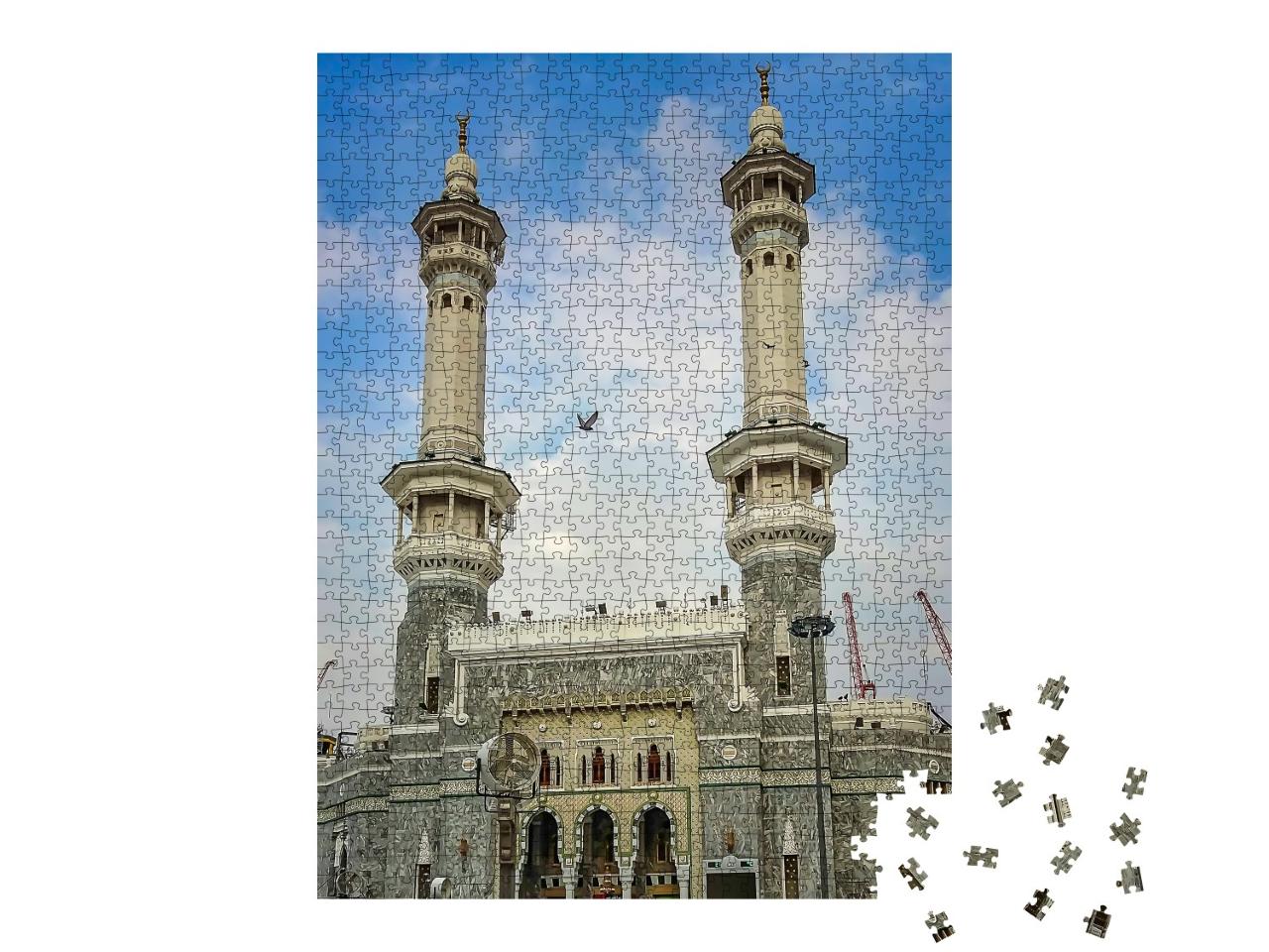 Puzzle de 1000 pièces « Minarets à La Mecque, Arabie saoudite »