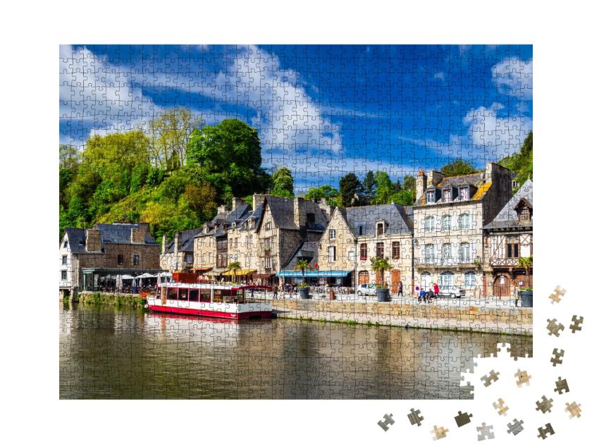 Puzzle de 1000 pièces « Vieille ville de Dinan, Bretagne, France »