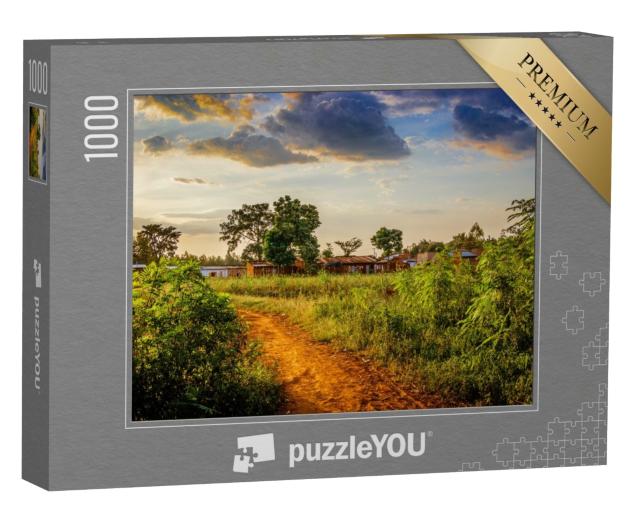 Puzzle de 1000 pièces « Impression du parc national du Mont Elgon en Ouganda »