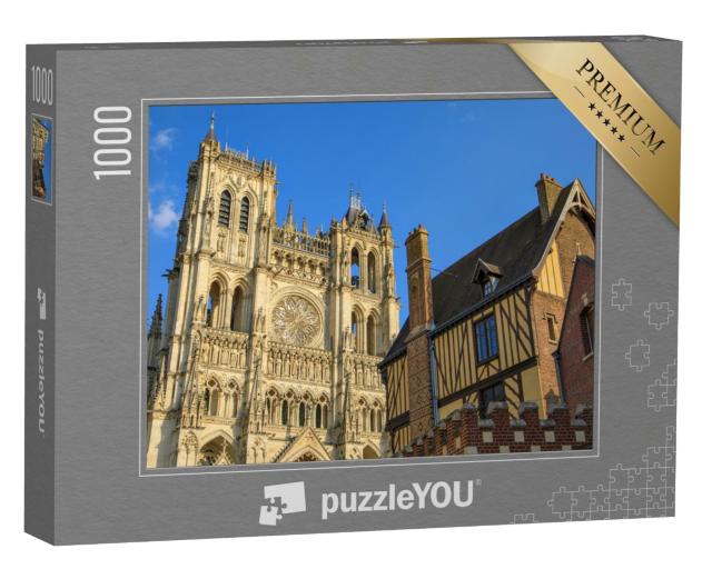 Puzzle de 1000 pièces « La cathédrale Basilique Notre-Dame d'Amiens, France »