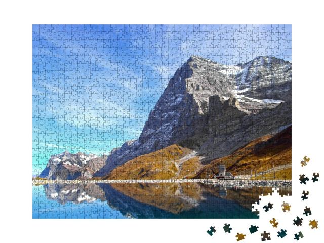 Puzzle de 1000 pièces « Eiger, Mönch et Jungfrau : le triumvirat des Alpes bernoises »